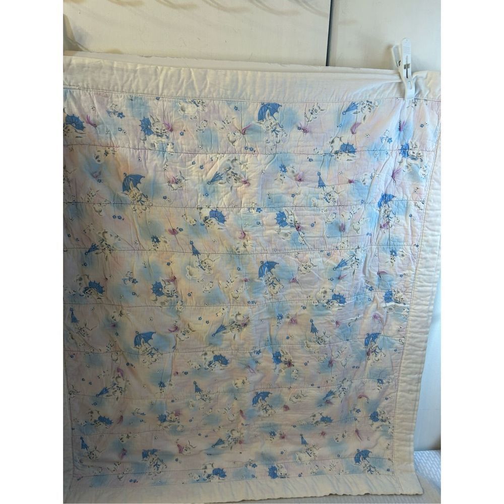 Bunnies and‎ umbrellas quilt